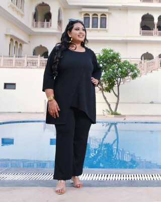 Grace Black Stretchable Co-ord Set