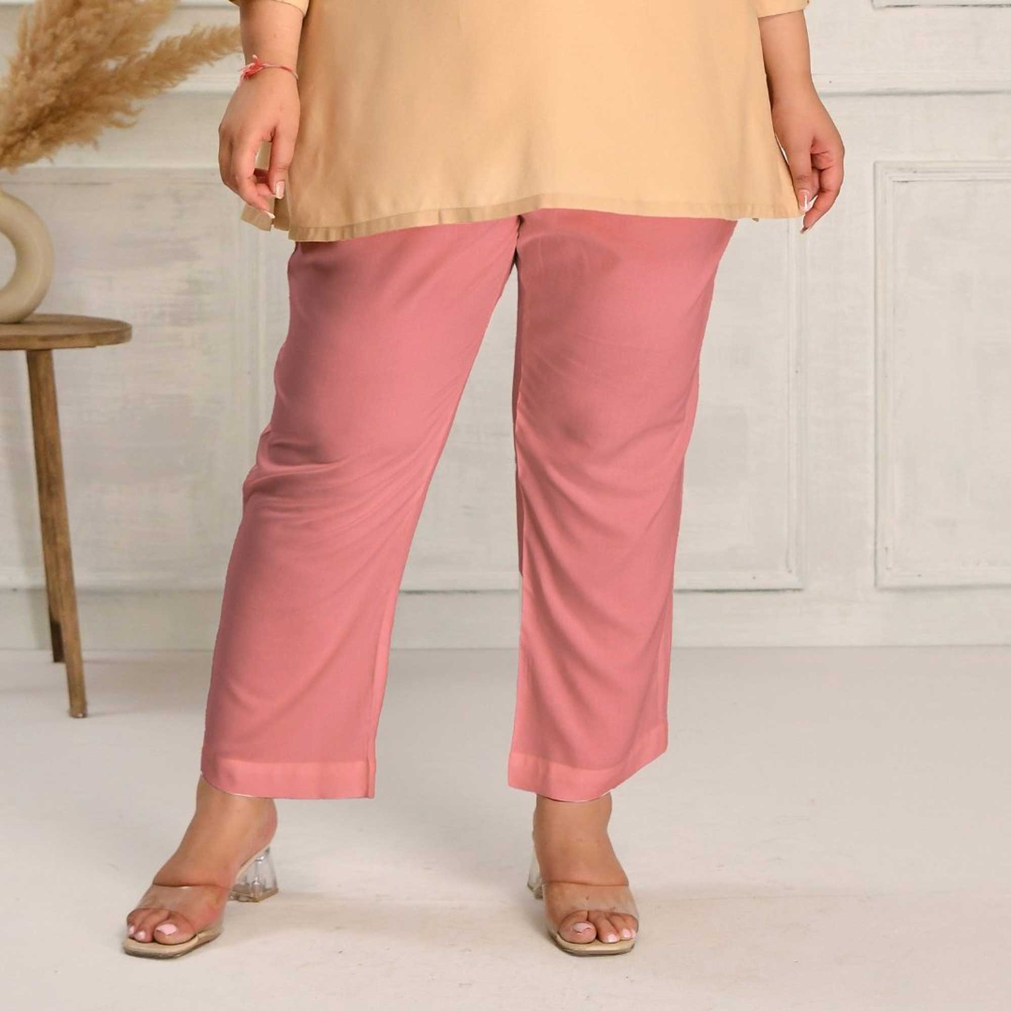 Plus Size Narrow Fit Rayon Pants Plus Size Narrow Fit Rayon Pants