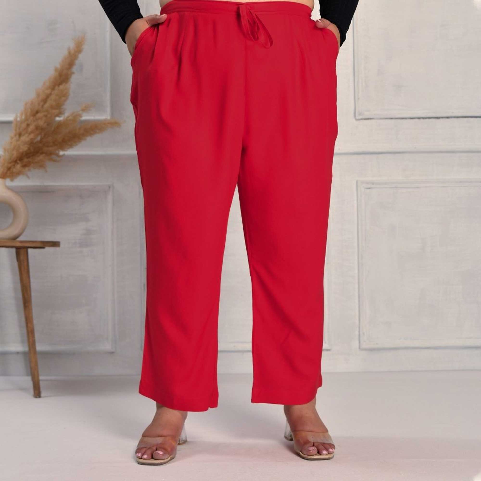Plus Size Narrow Fit Rayon Pants Plus Size Narrow Fit Rayon Pants