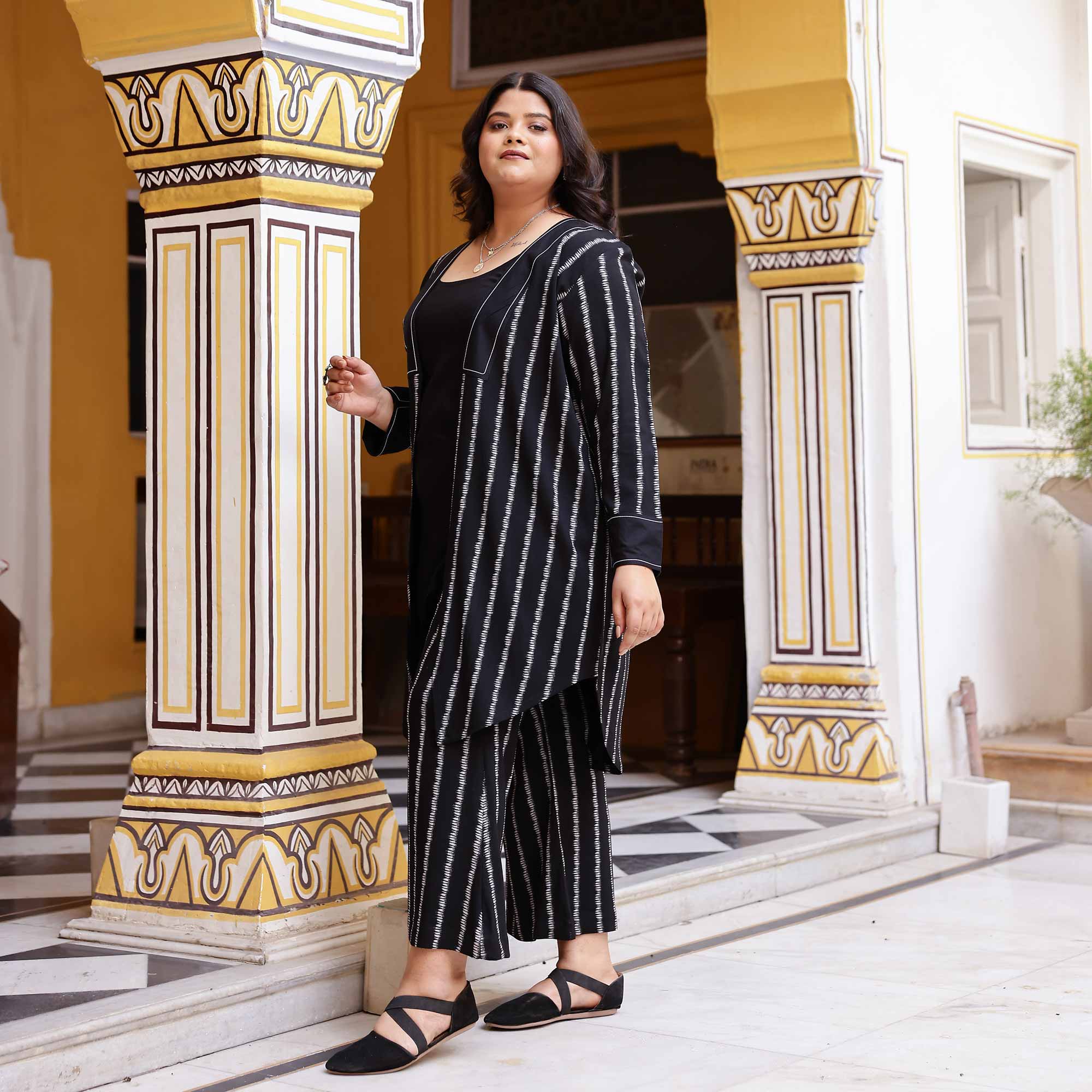 Joystic Jazz Cotton Lycra Stretchable Co-Ord Set Joystic Jazz Cotton Lycra Stretchable Co-Ord Set