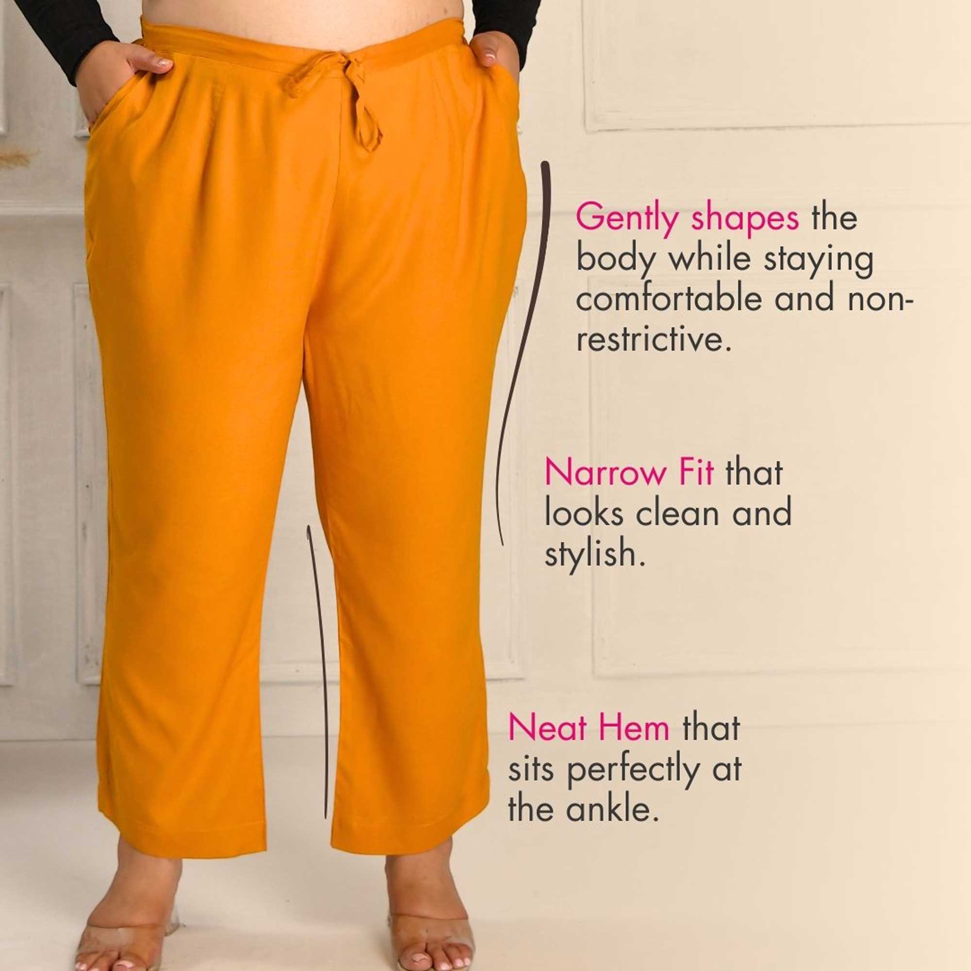 Plus Size Narrow Fit Rayon Pants Plus Size Narrow Fit Rayon Pants