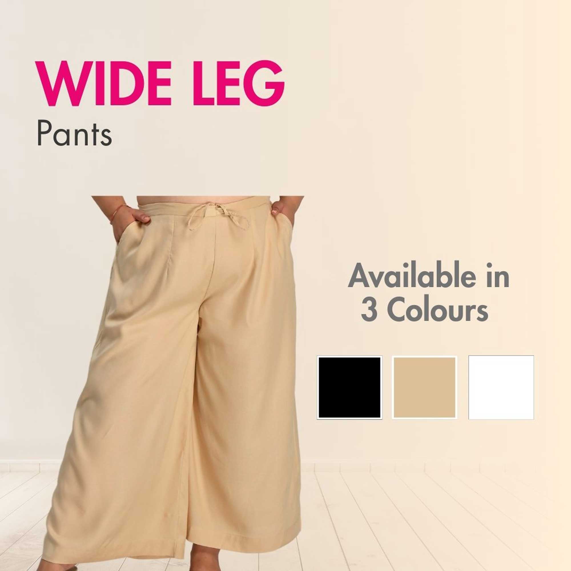 Plus Size Wide Leg Pants (Palazzos) Plus Size Wide Leg Pants (Palazzos)