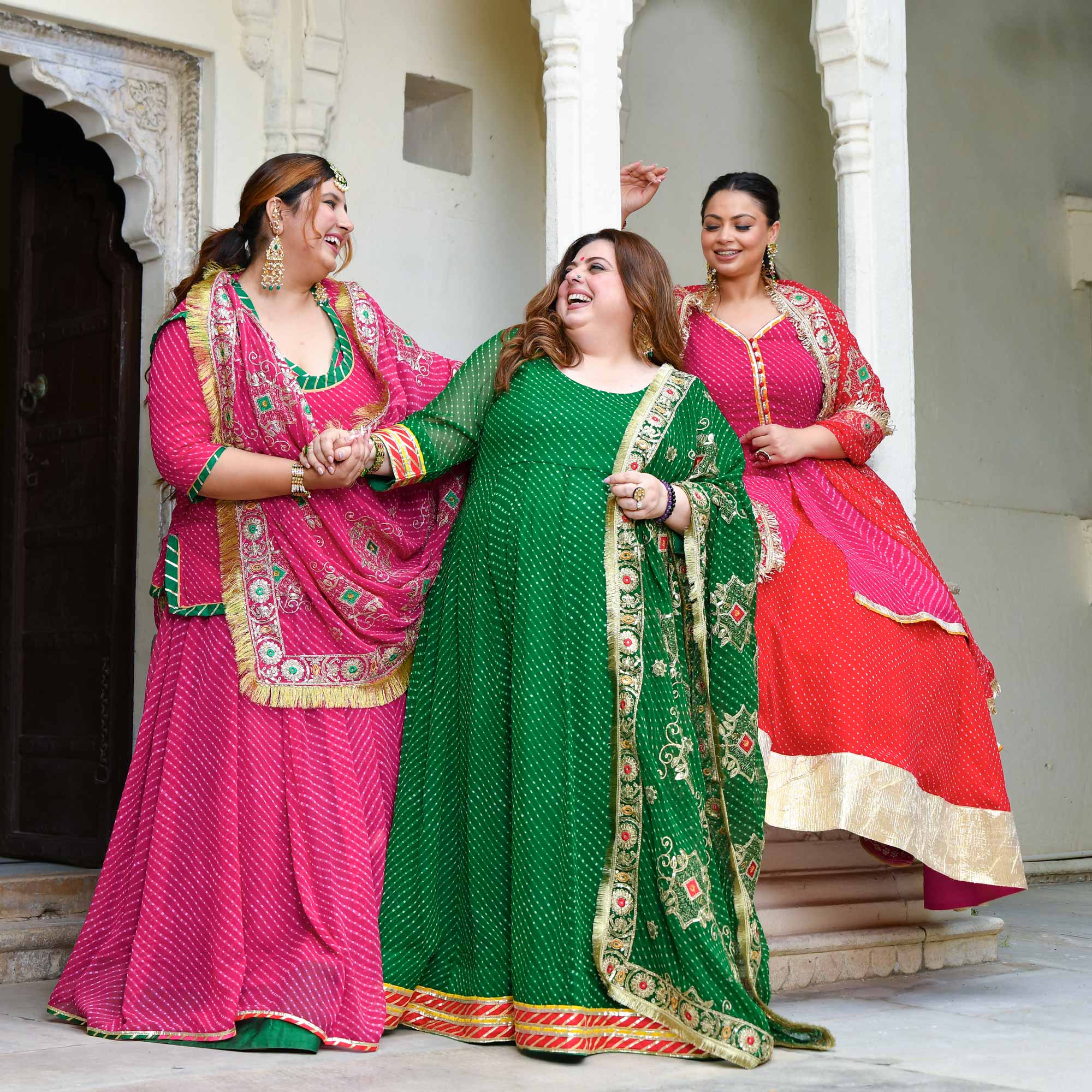 Utsav Ka Noor- Deep Green Mothra Embroidered Anarkali Set Utsav Ka Noor- Deep Green Mothra Embroidered Anarkali Set