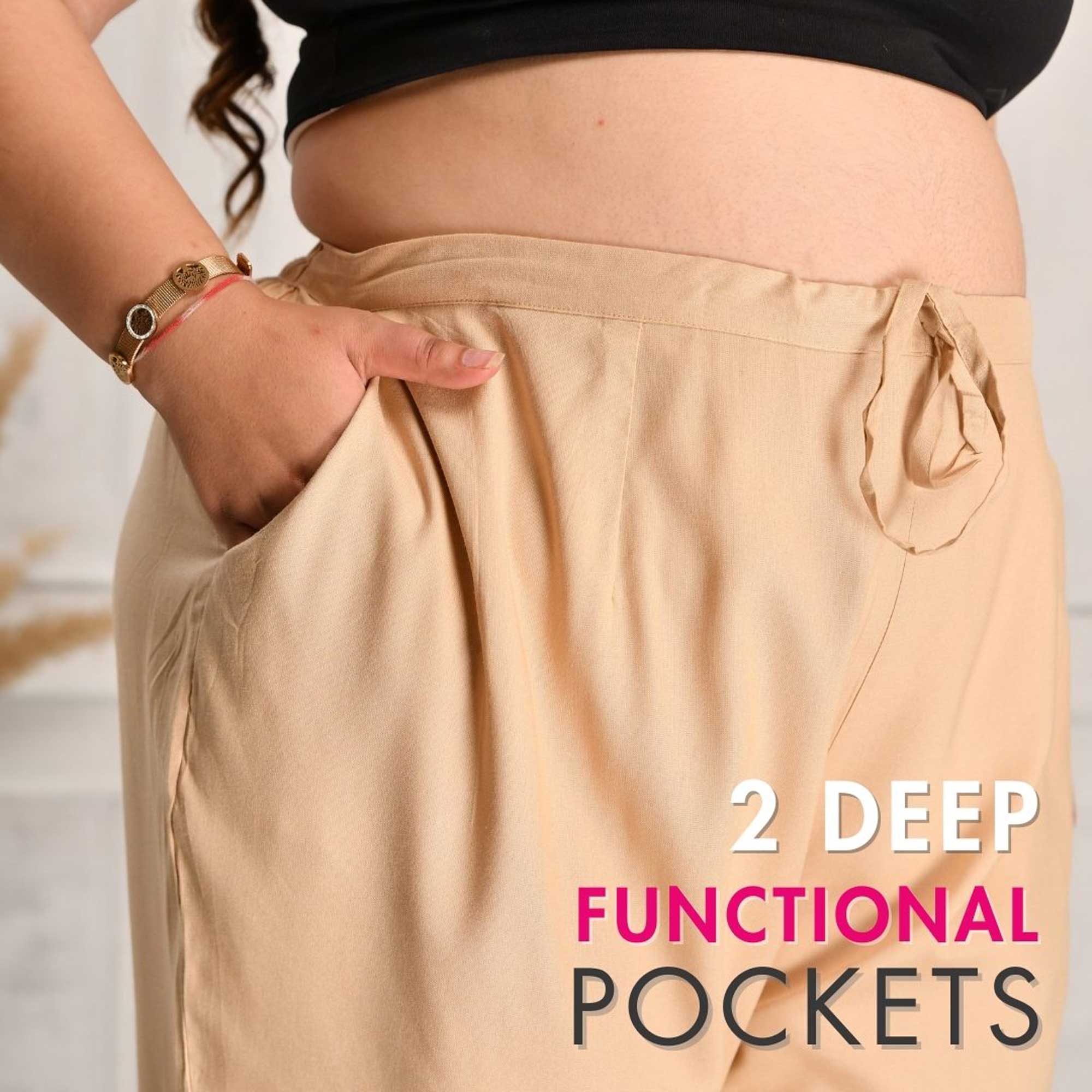 Plus Size Wide Leg Pants (Palazzos) Plus Size Wide Leg Pants (Palazzos)