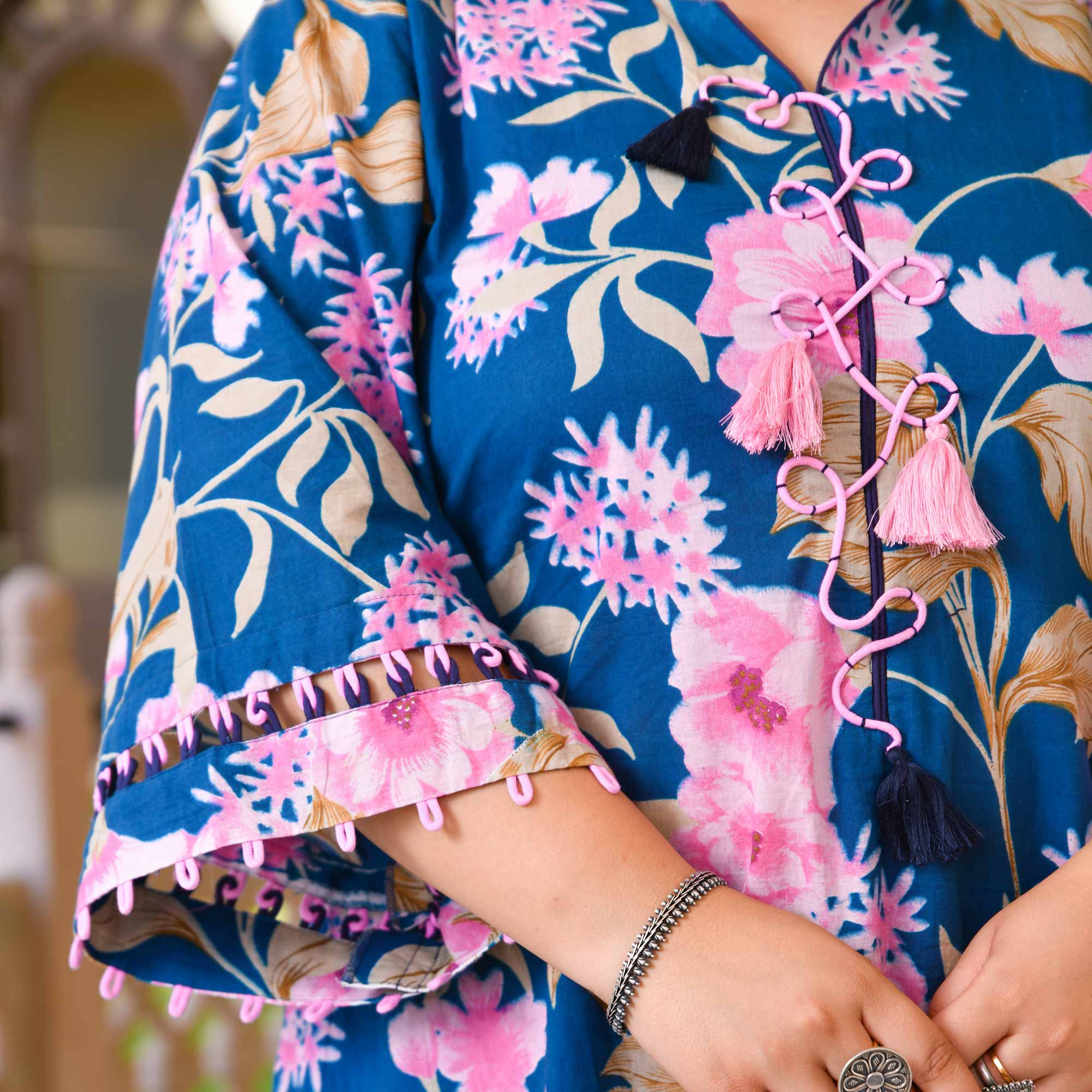 The Sky Is Pink Floral Co-Ord Set The Sky Is Pink Floral Co-Ord Set