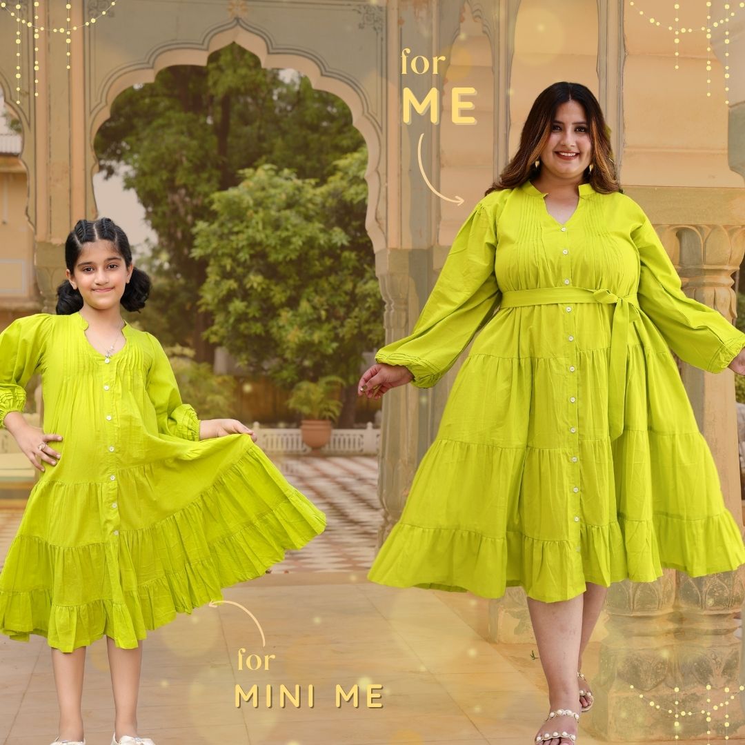 Lime Pop Cotton Dress Lime Pop Cotton Dress