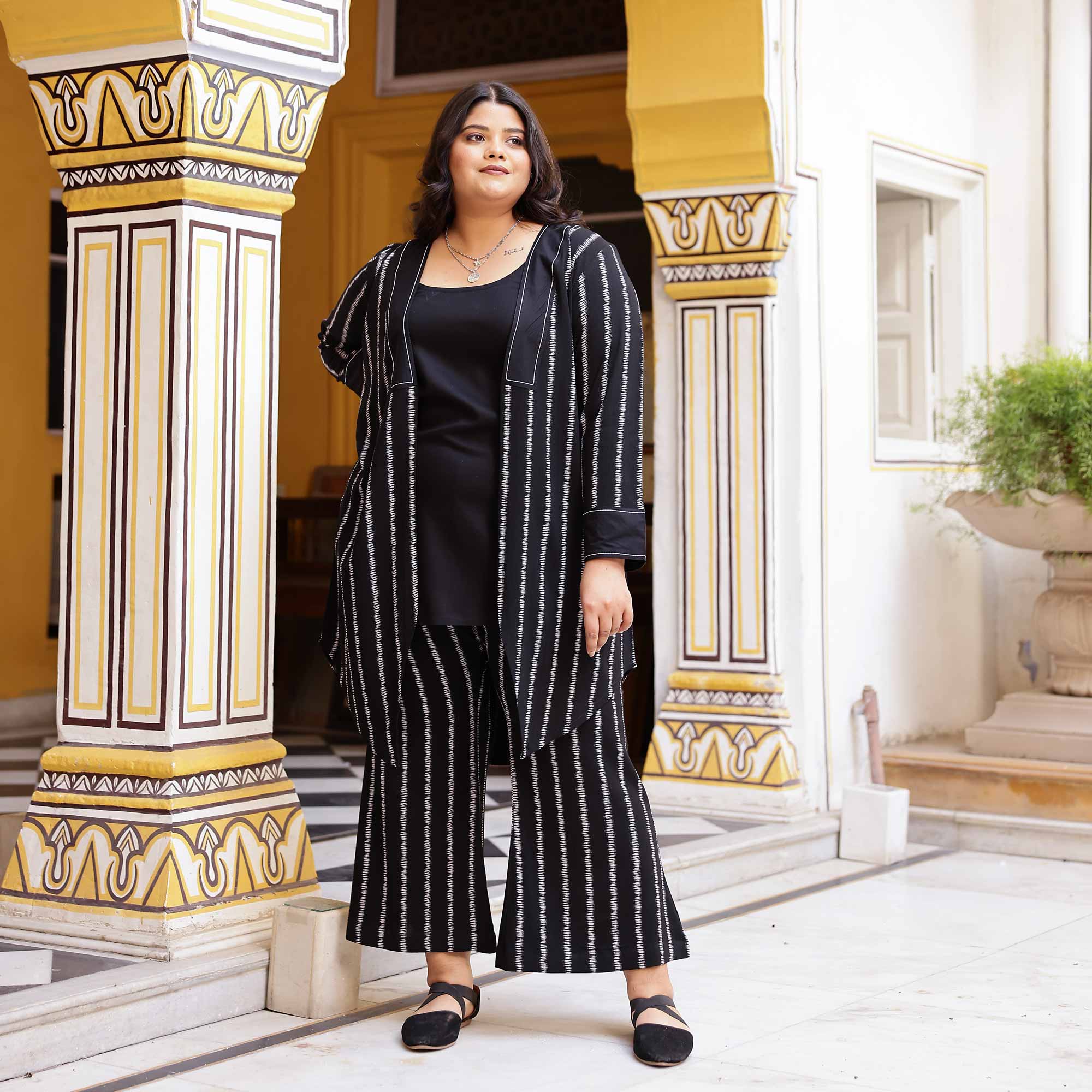 Joystic Jazz Cotton Lycra Stretchable Co-Ord Set Joystic Jazz Cotton Lycra Stretchable Co-Ord Set